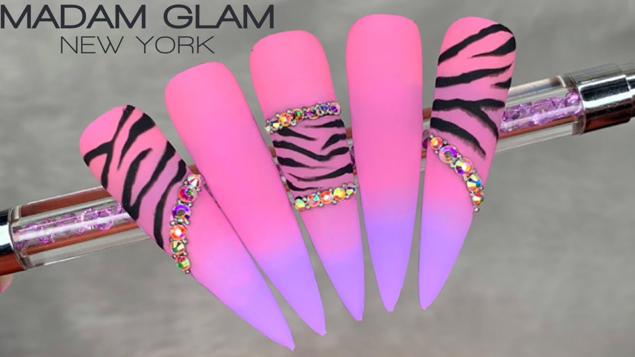 Bright Animal Print Nails | Madam Glam