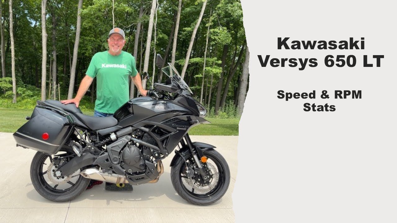 2023 Kawasaki Versys 650 LT-Vehicle Speed & Engine RPM Test