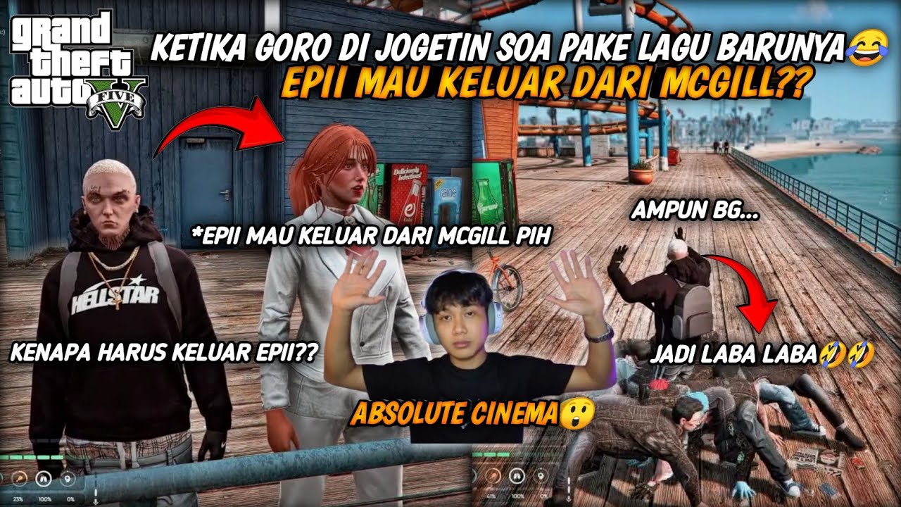 KETIKA GORO DI JOGETIN SOA DENGAN LAGU BARU NYA🤣😂, EPI ANAK GORO MAU KELUAR MCGILL⁉️- GTA 5 ROLEPLAY