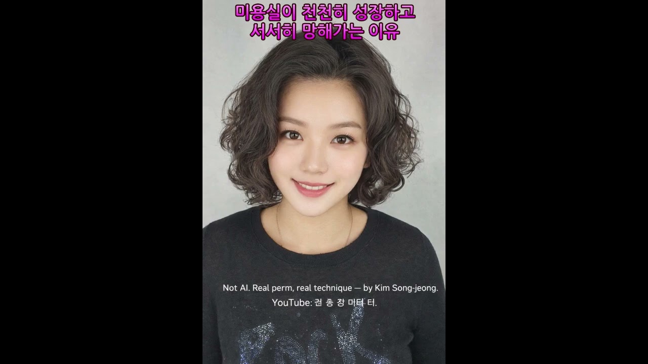 미용실이 쉽게 망하지 않고 천천히 망해가는 이유가 있습니다  그럼에도 불구하고 실패한 미용사들은 김송정 원장에게 파마를 배우시라