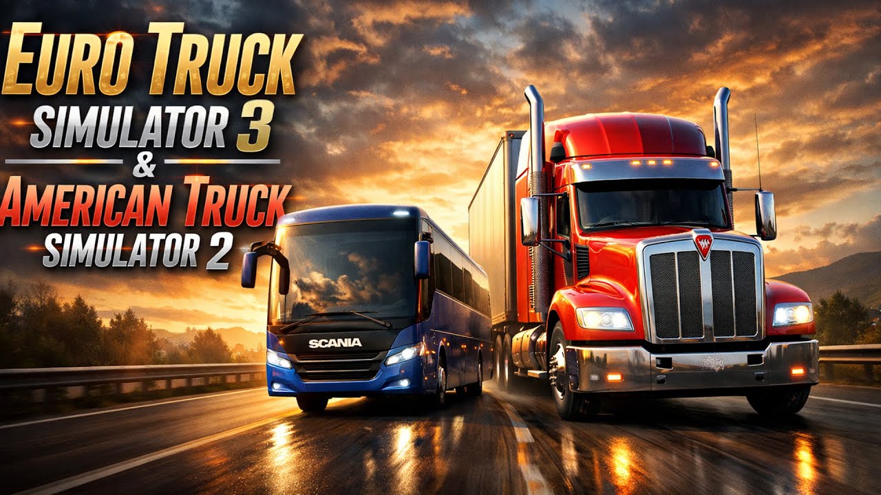 Euro Truck Simulator 3 и American Truck Simulator 2 | ETS3 и ATS2