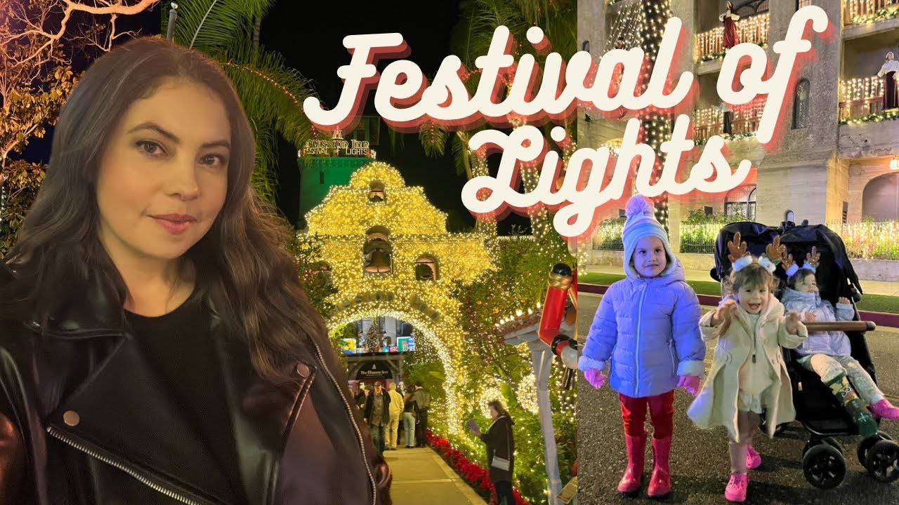 Festival of Lights at the Mission Inn in Riverside, CA. Christmas Market and Festive Fun ✨🎄