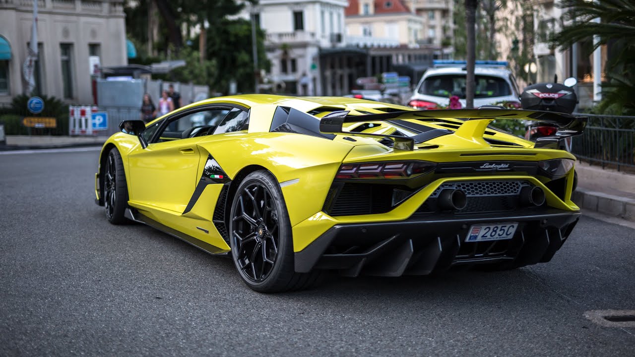 Lamborghini Aventador SVJ Driving in Monaco !