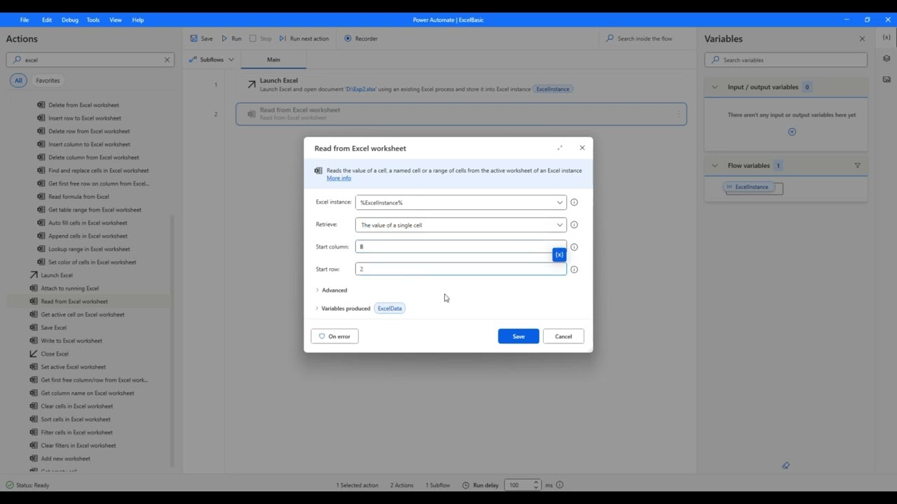 ใช้ Excel กับ Power Automate Desktop — เปิด อ่าน เขียนไฟล์ แบบง่ายๆ