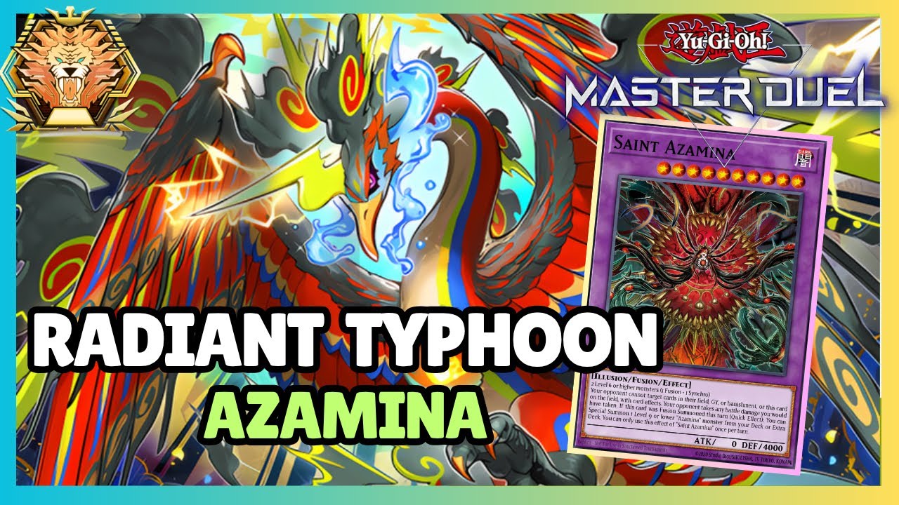 Azamina Radiant Typhoon is Actually Really Good! - Master Ranked Duels [Yu-Gi-Oh! Master Duel]