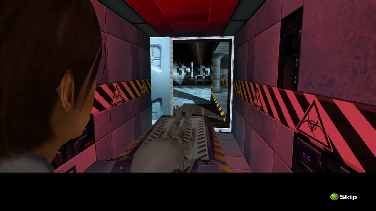 Perfect Dark Playthrough - Mission 09 - Area 51 - Escape (Perfect Agent Difficulty)