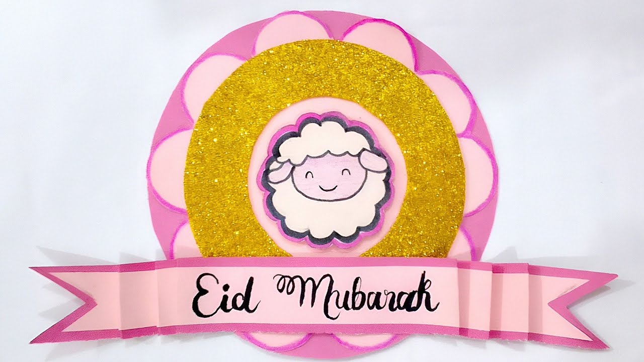 Eid al-Adha Card Making: Beautiful Handmade Greeting Card//Handmade Card Making & Greeting Card Idea
