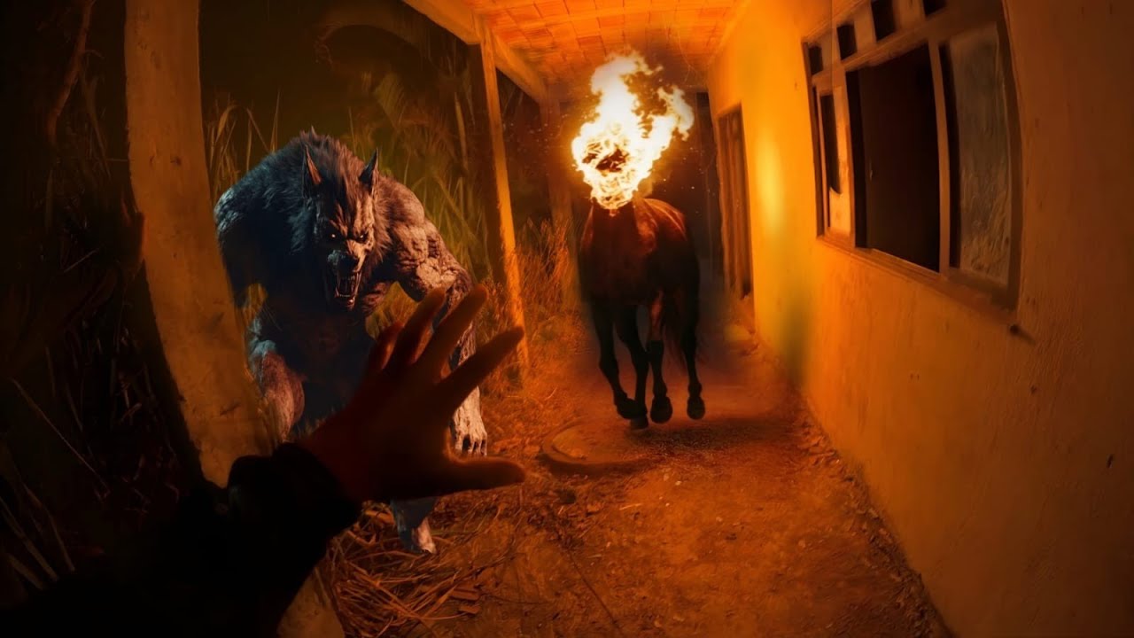 MULA SEM CABEÇA E O LOBISOMEM INVADIRAM MINHA CASA E FIQUEI SEM SAIDA #lobisomem #mulasemcabeça