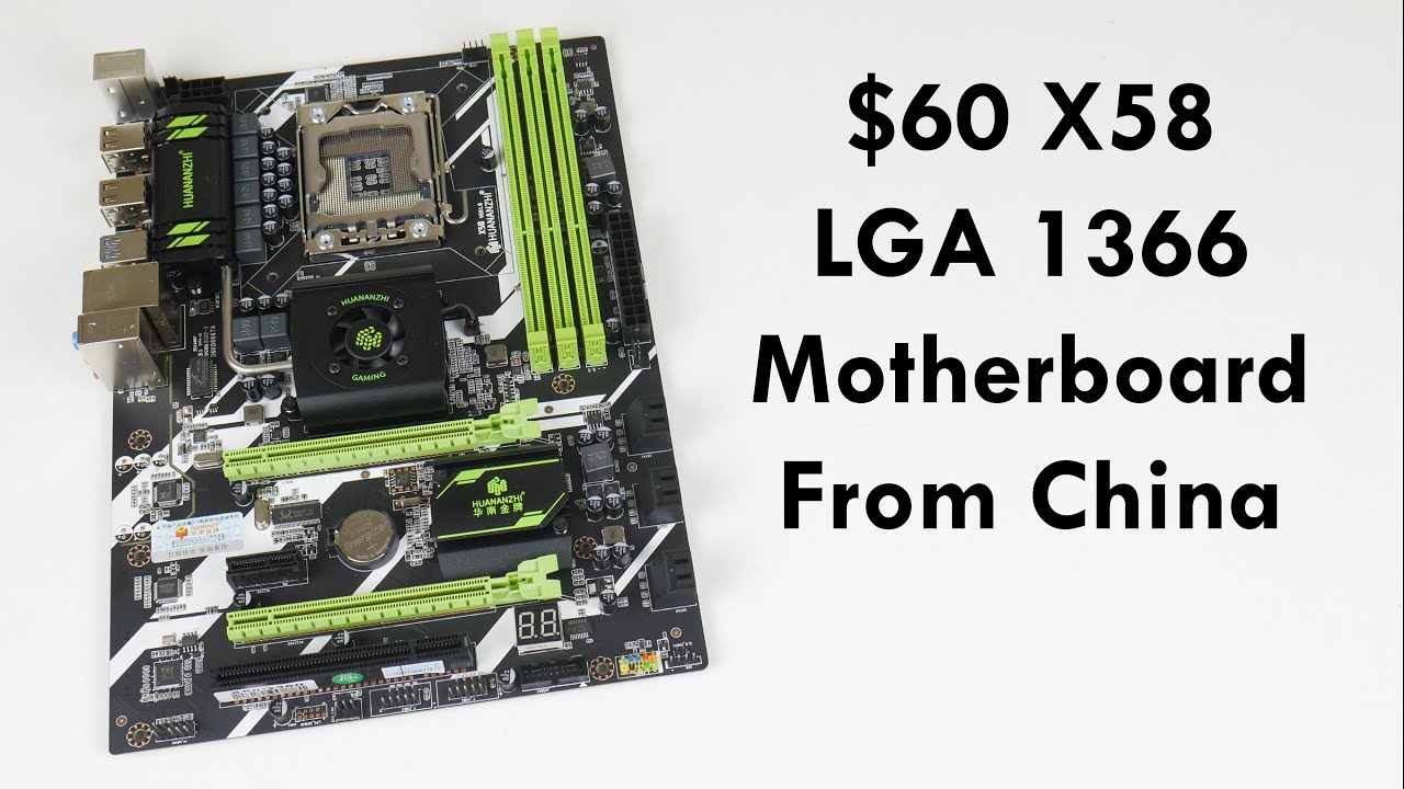 Brand New X58 LGA 1366 Motherboard with Triple Channel Memory from Aliexpress / China