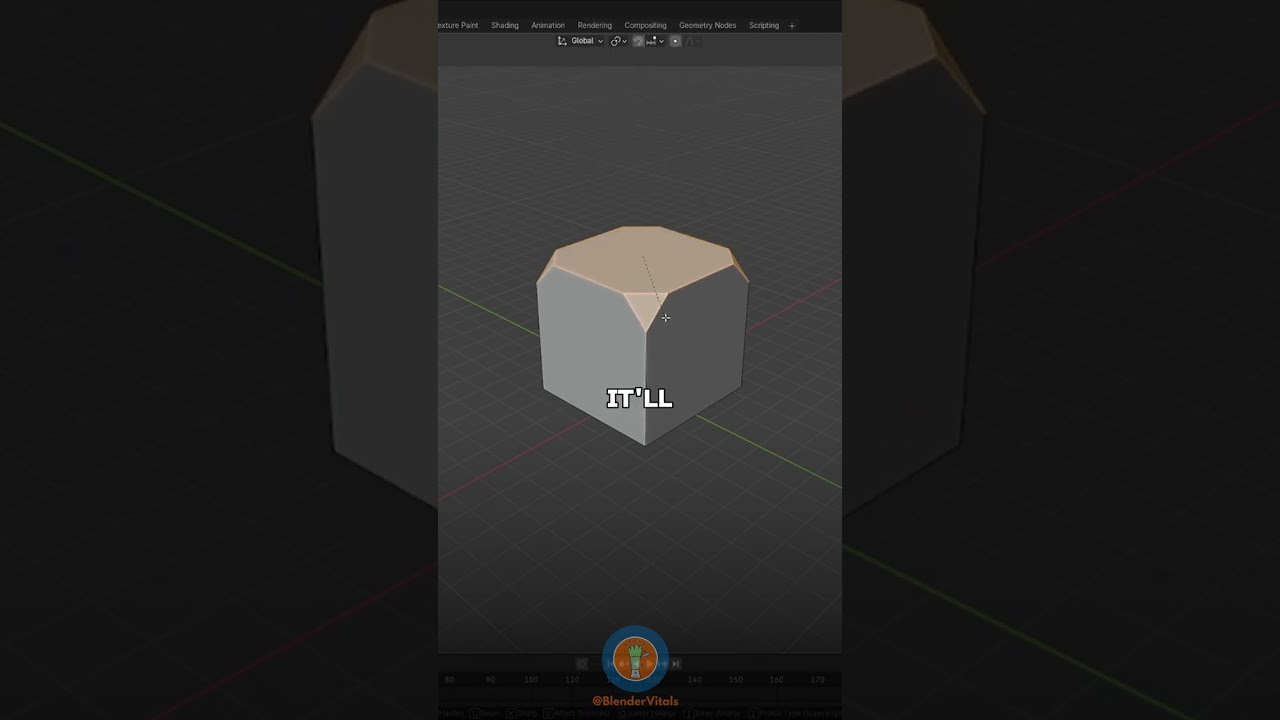 Bevel trick in Blender!