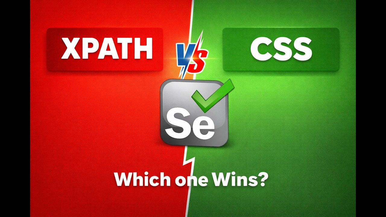 XPath vs CSS Selector in Selenium – Which Locator Should You Use? #selenium #locator #python