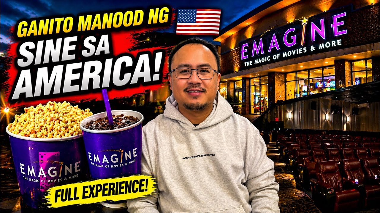 Ganito Manood ng Sine sa America 🇺🇸🍿 | Emagine Cinema Experience
