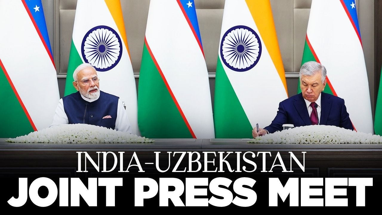 LIVE: PM Modi, Uzbekistan President Shavkat Mirziyoyev attend joint press meet