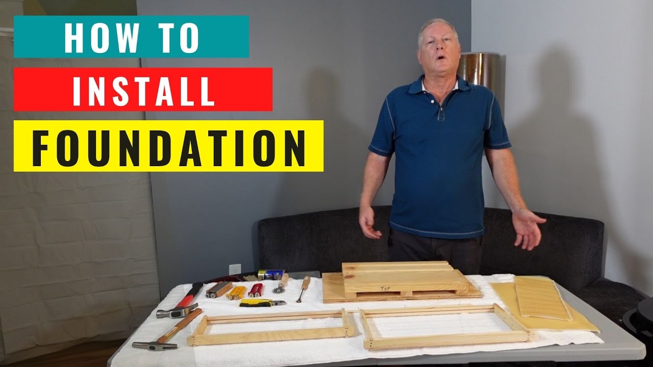 How To Install Foundation and Embed Cross Wires