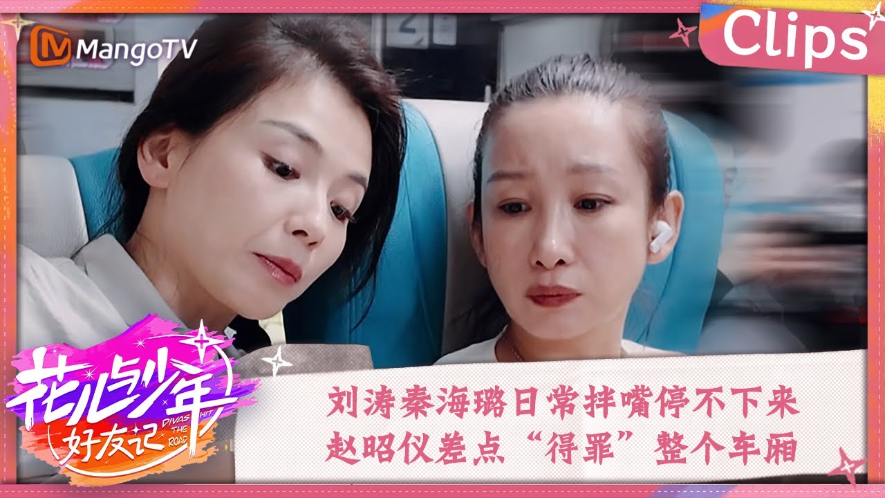 【精彩看点】刘涛秦海璐日常拌嘴停不下来 赵昭仪差点“得罪”整个车厢  | 花儿与少年·好友记 Divas Hit The Road· Good Friends Clips | MangoTV