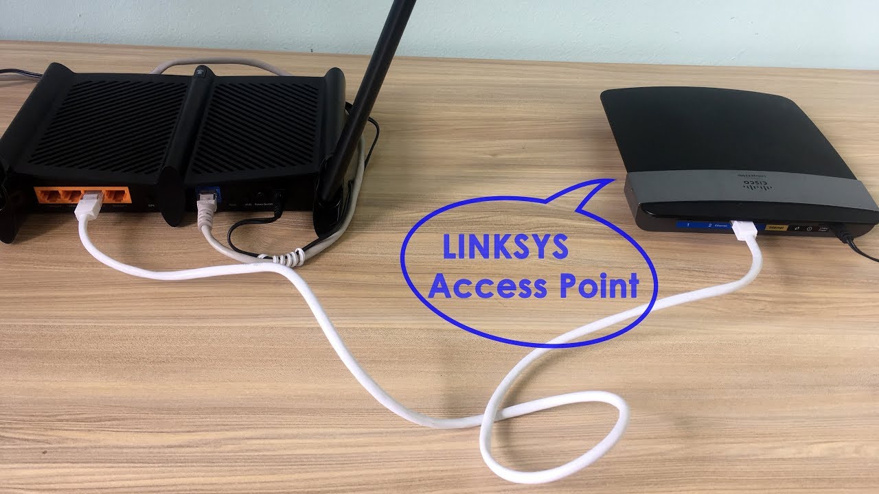 Добавить Linksys в сеть в качестве точки доступа