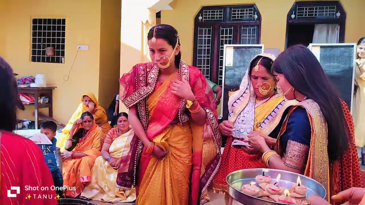 हल्दी हाथ (बांध) (पार्ट 2)सबके रो रो के हुए बुरे हाल 🥲#viralvideo #haldi ceremony#wedding