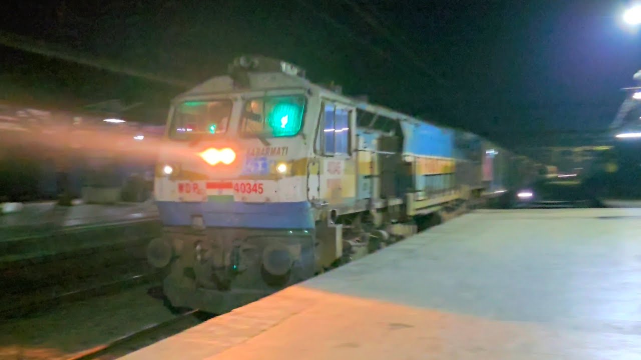 [PART-107]High-Speed Action Of Electric And Deisel Locomotive At Day And Night 