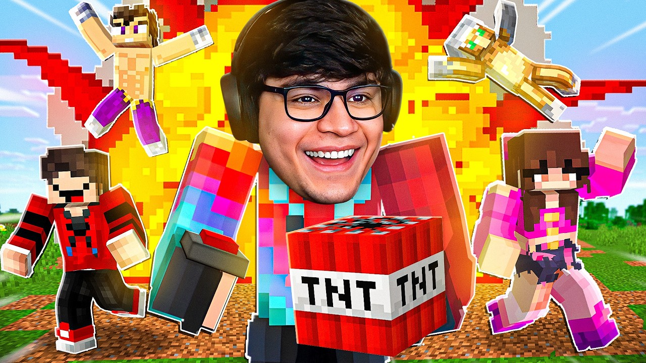 EXPLOSIONES Y M&Aacute;S EXPLOSIONES EN EL QSMP 🤪🤪🤪