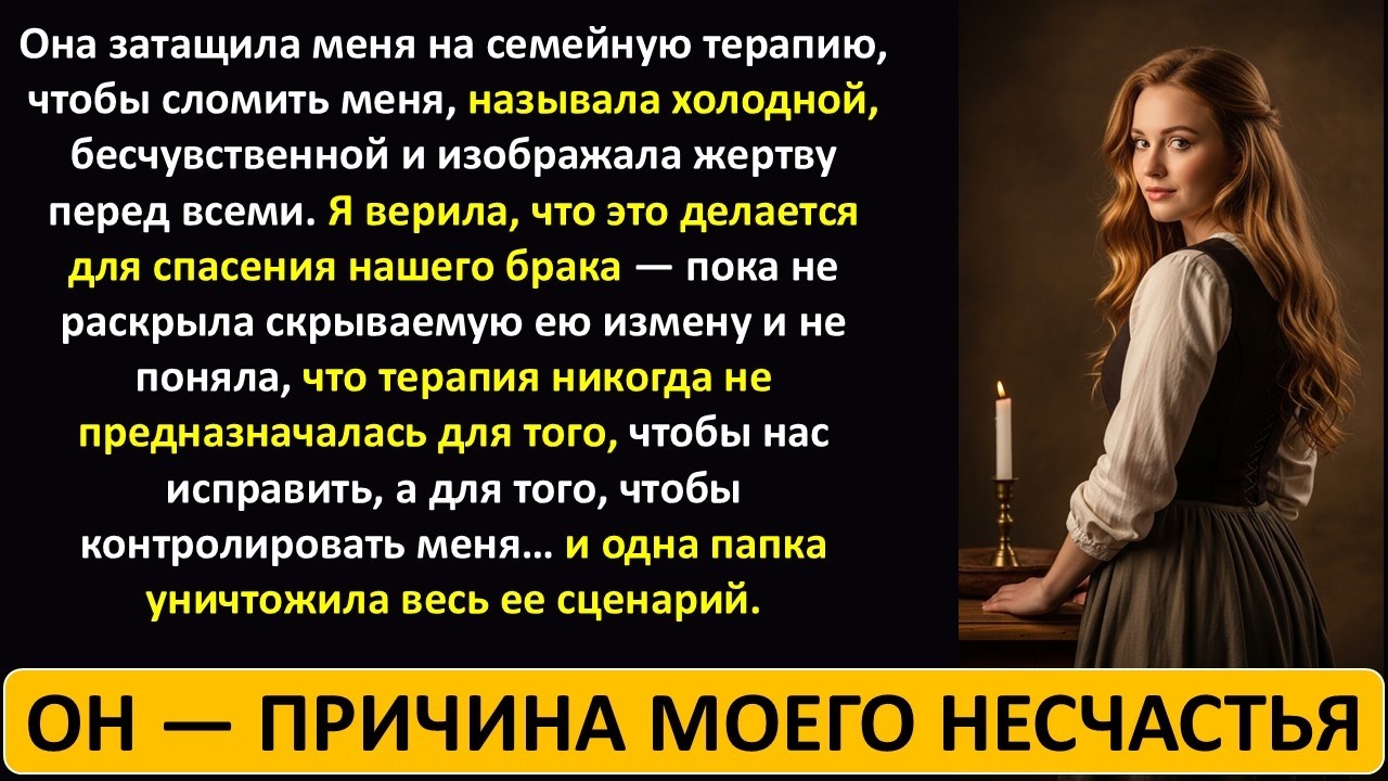 Моя жена отвела меня к семейному психотерапевту только для того, чтобы унизить меня — одна папка...