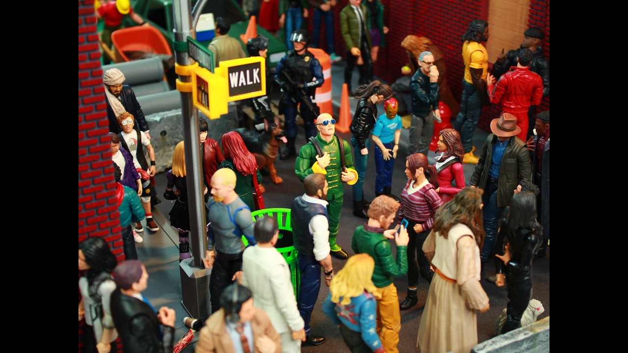 Hasbro Marvel Legends Wong Sold Separately Score! Trilateral Builder BTS NYC ACBA Set! Wall XD N 3D!