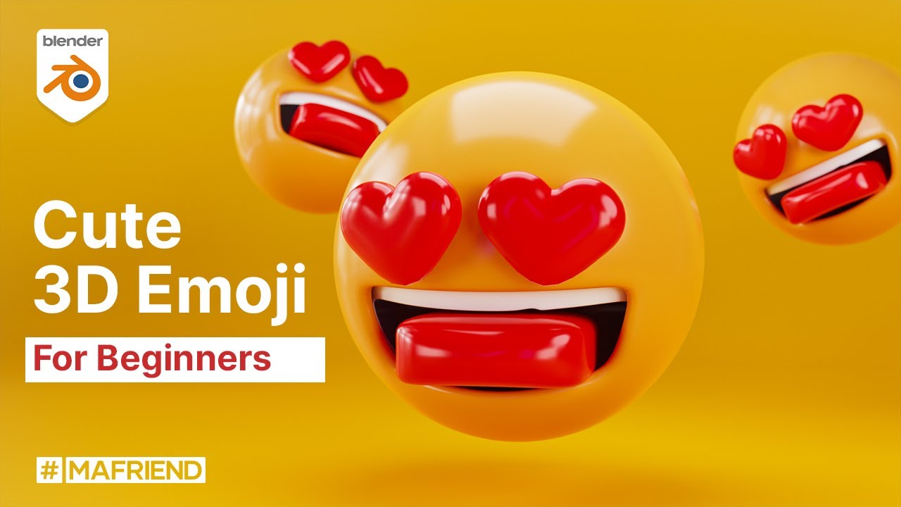 How To Model a 3d Emoji in Blender - Blender for Beginners Tutorial