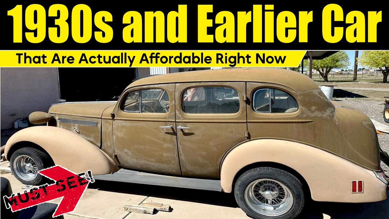 Hidden Gems! Vintage Cars from the 1930s & Earlier Still Available in America
