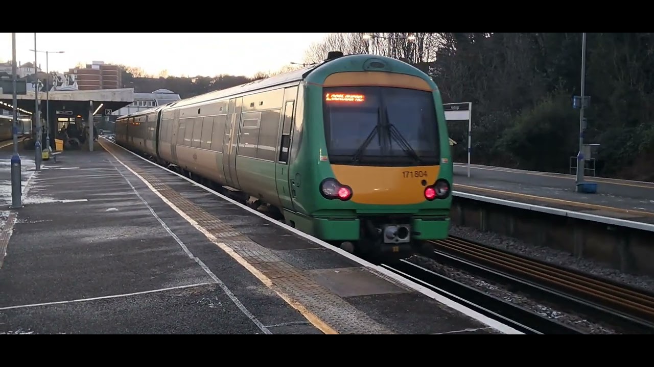 Trainspotting at Hastings. 4/1/26. Southern 171 804 & GX units 387 207 & 222 