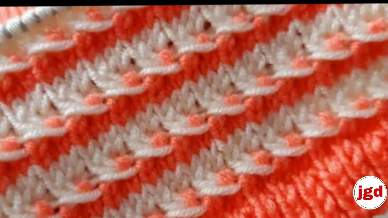 Two colour knitting pattern for any project/gents knitting design /ladies cardigan /baby sweater