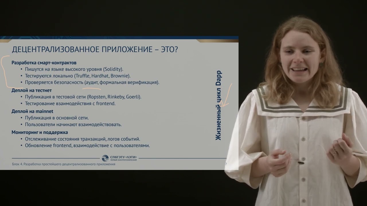 4.2  Основные компоненты dApp