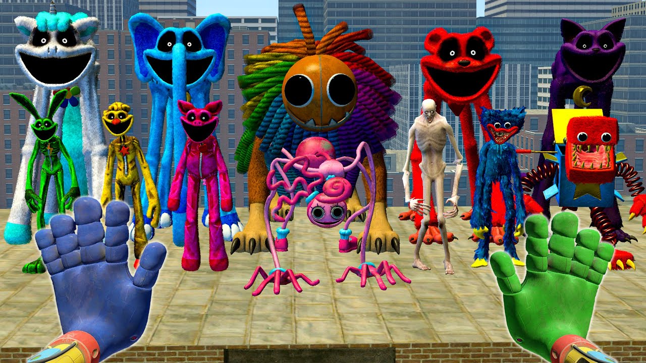 Surviving All Poppy Playtime Monsters in the Golden City in Garry's Mod! | EP 4