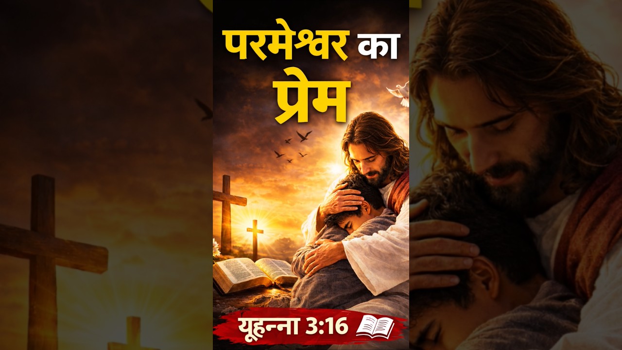 ✝️ How Great Is God's Love? John 3:16 #Today's Bible Verse #Bible Verse #YeshuMasih #JesusChrist