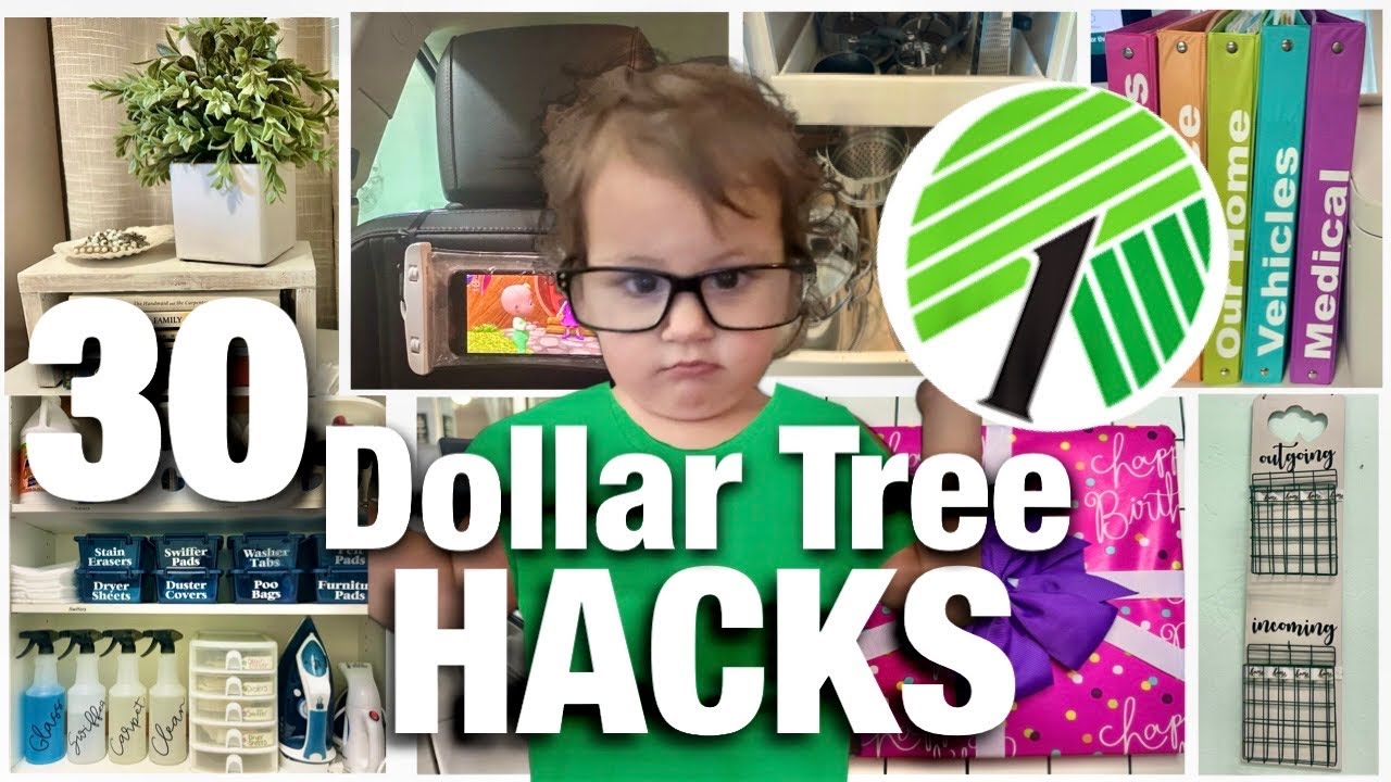 30 * СОВЕРШЕННО НОВЫХ * ХИТРЫХ ДОМАШНИХ ЛАЙФХАКОВ С DOLLAR TREE, КОТОРЫЕ ВАМ НУЖНО УВИДЕТЬ!!