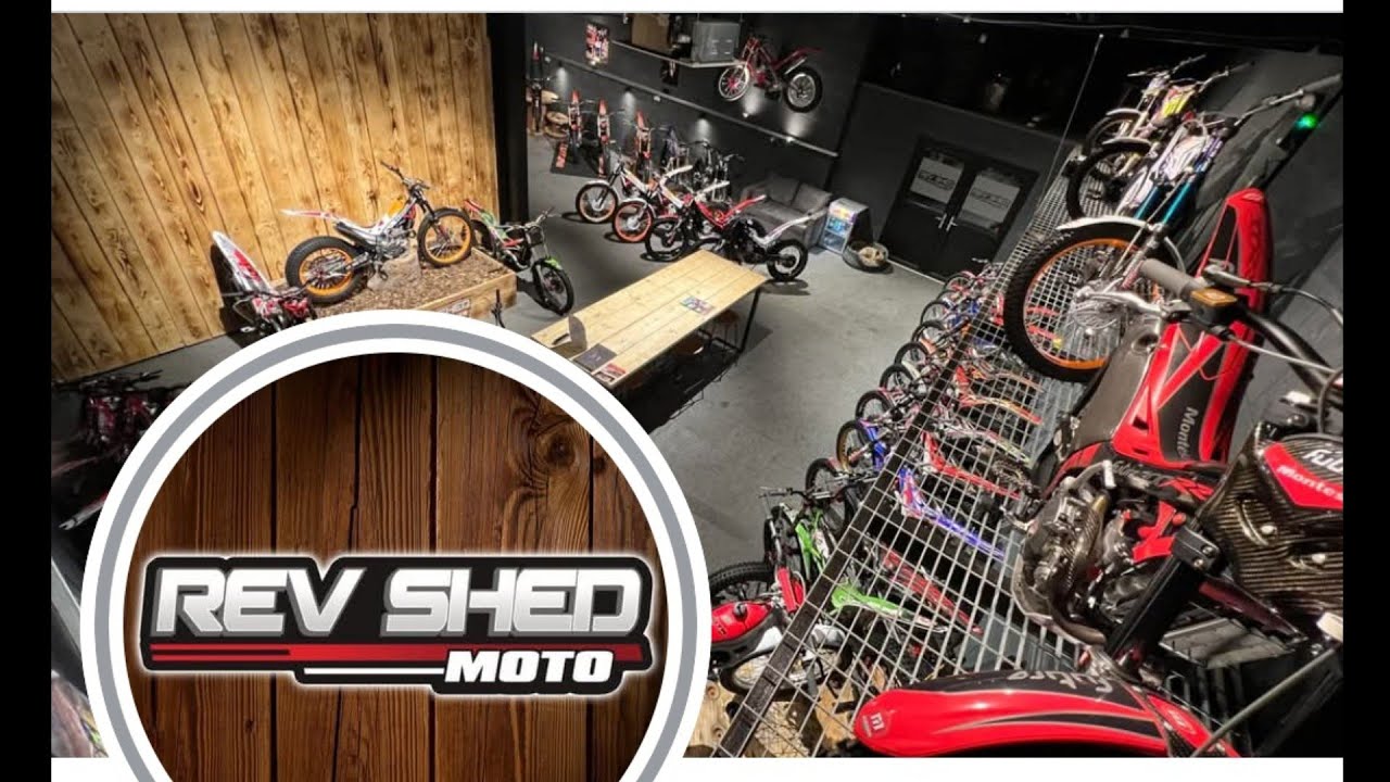 Revshed visit . Yorkshire's premier Trials outlet ! 