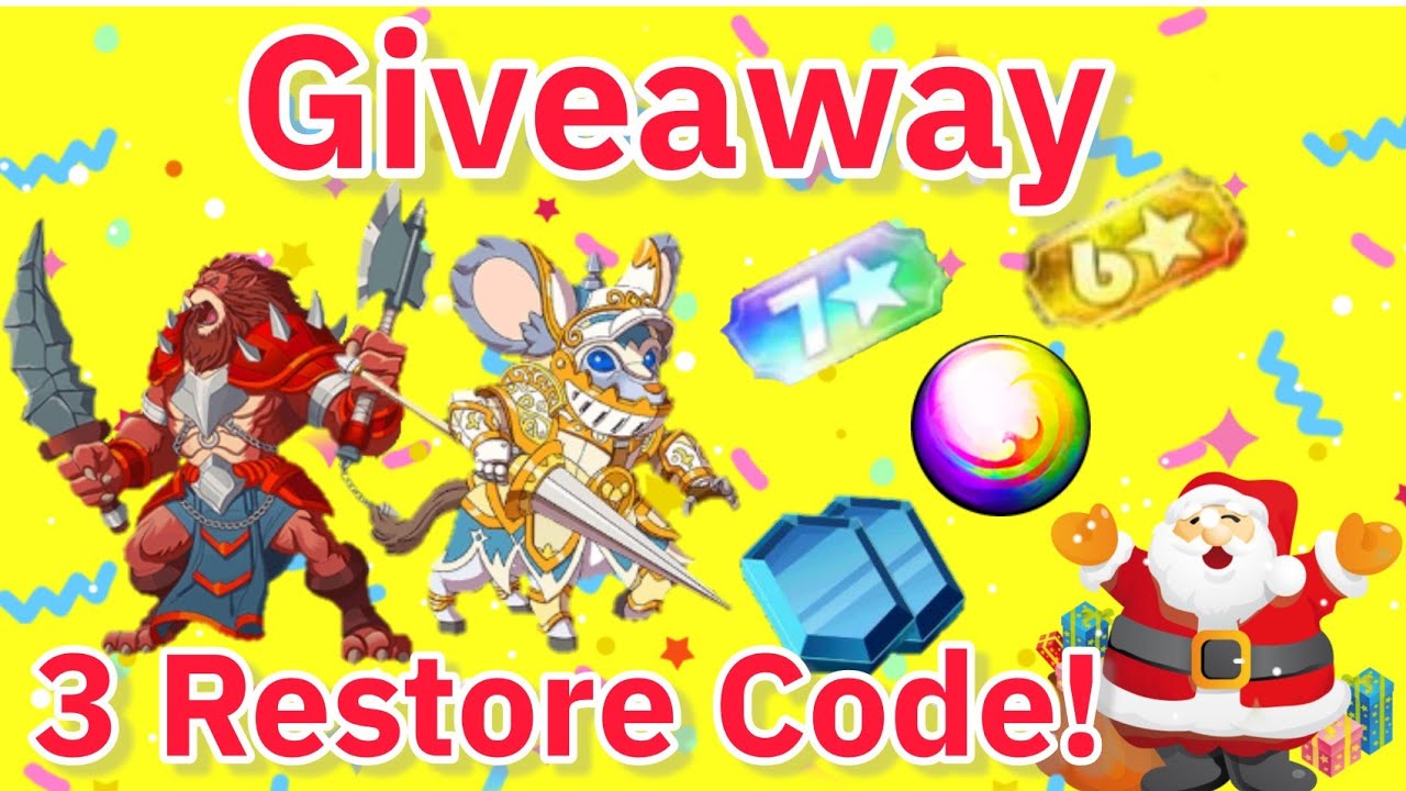 Neo monster | 3 Restore code Giveaway🎁✨ free gems, Rare egg, Legendary monster!