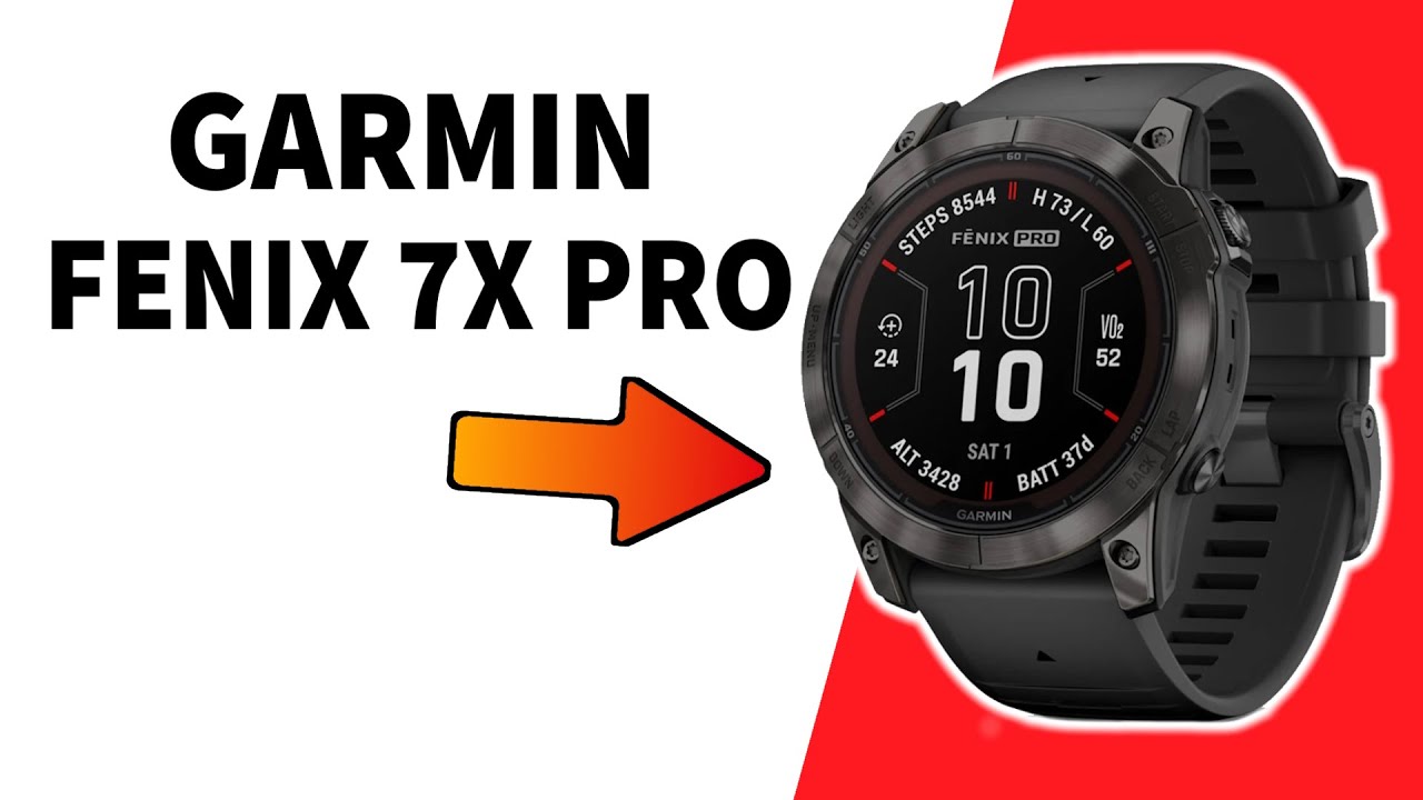 Garmin Fenix 7X Pro Sapphire Solar Carbon Gray DLC Titanium with Black Band