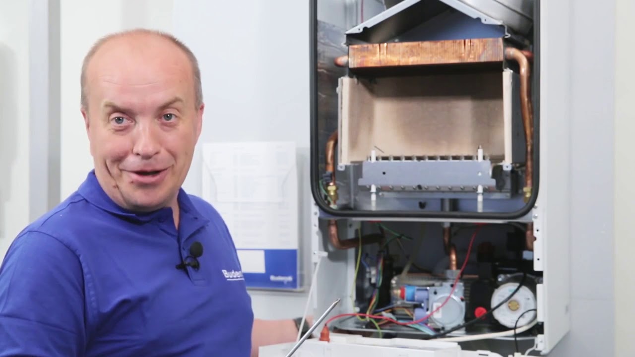 Система безопасности газового котла Buderus Logamax U072 и  замена датчика температуры ГВС