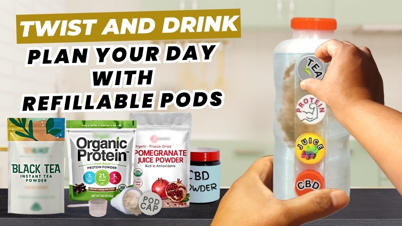 5 Beverages in 1 Bottle Reduce Plastic Waste!