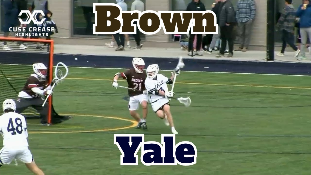 Brown vs Yale 2025 Lacrosse Highlights