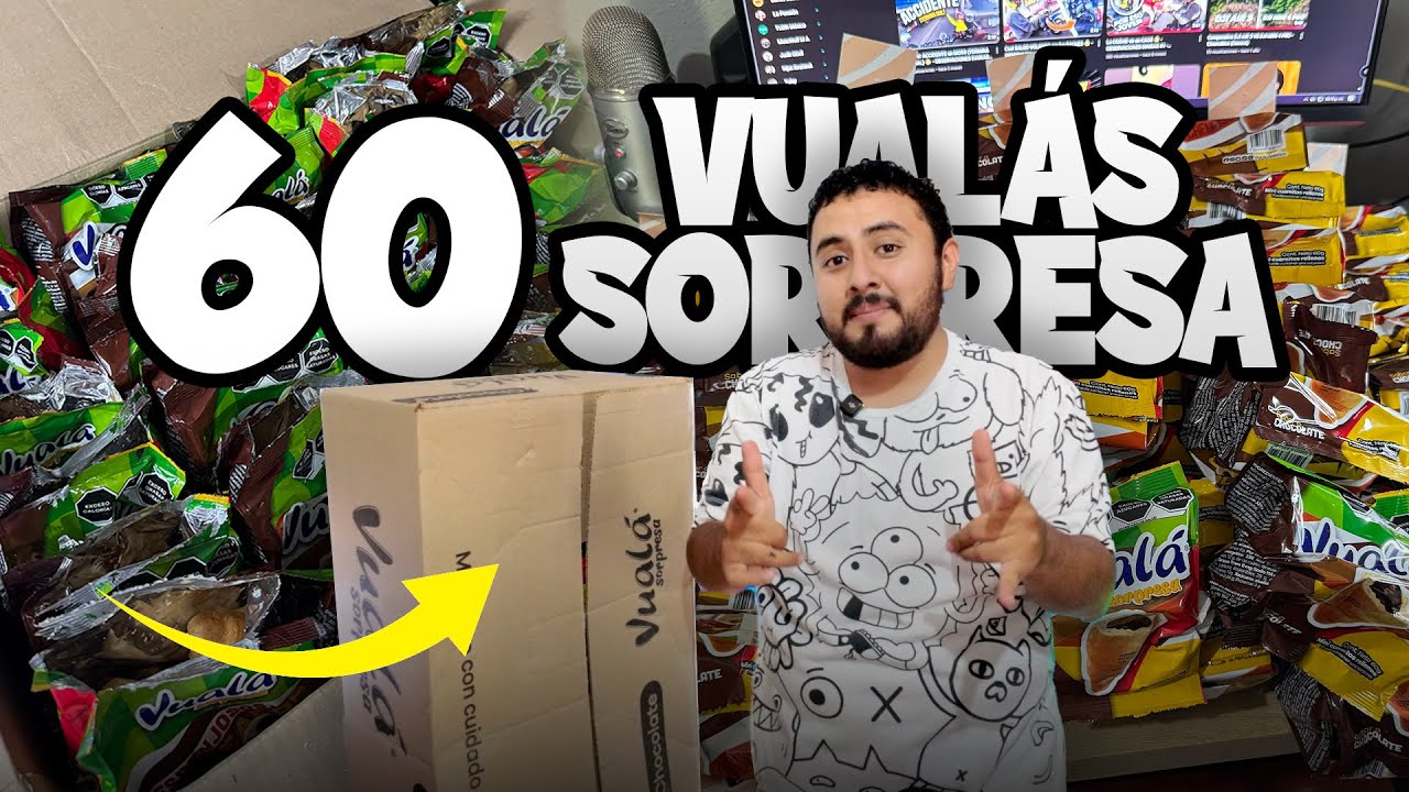Abriendo UNA CAJA COMPLETA de Vualá Sorpresa / Chavo del 8 @vualamexico