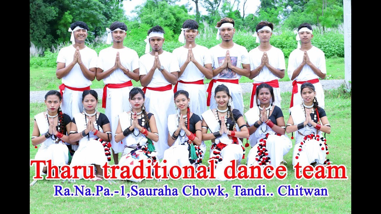 tharu traditional dance(jitiya special) ..ra..na.pa-1, sauraha chowk tandi.. chitwan