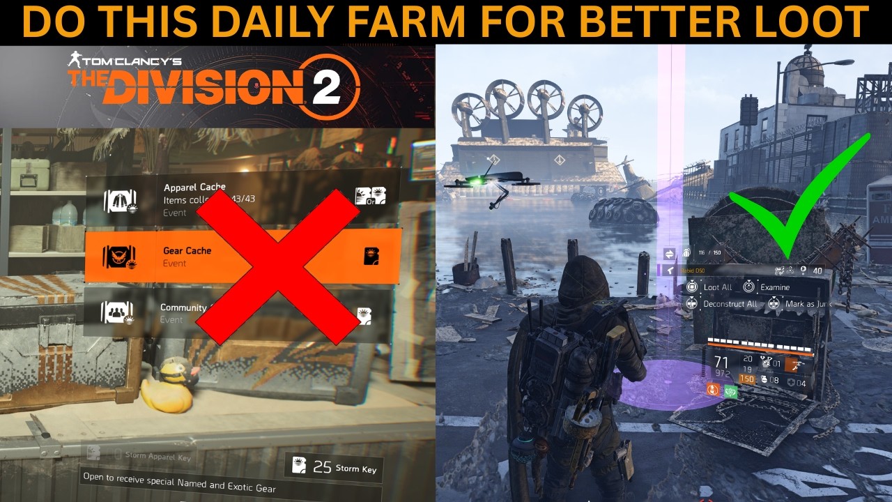 The Division 2 - DO THIS DAILY FARM FOR BETTER LOOT!