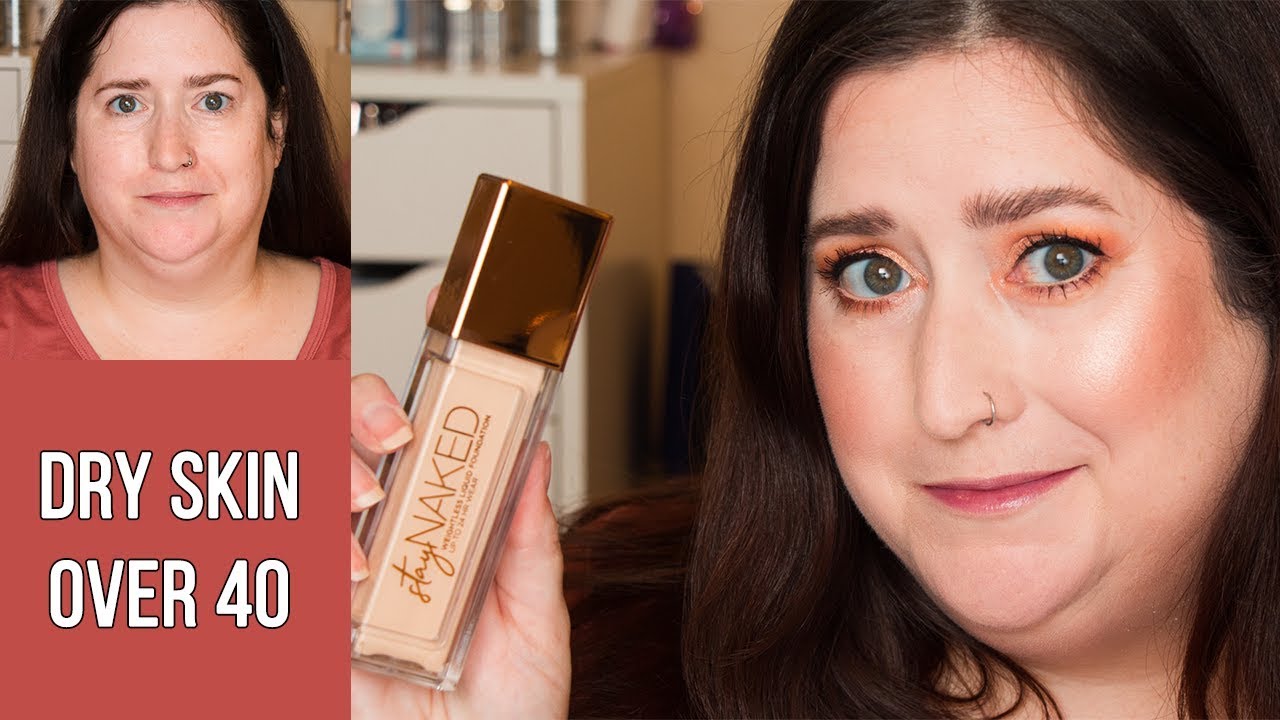 URBAN DECAY STAY NAKED FOUNDATION & CONCEALER | Dry Skin Review & Wear Test