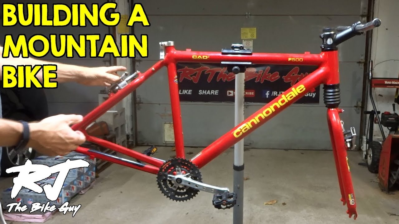 Building A Mountain Bike From A Cannondale F500 MTB Frame