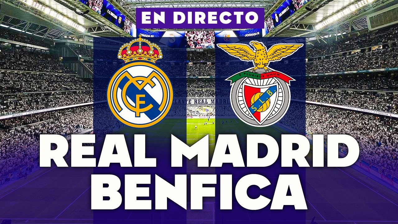 🔴REACCIONANDO al REAL MADRID vs BENFICA EN VIVO | PLAYOFF de la CHAMPIONS LEAGUE