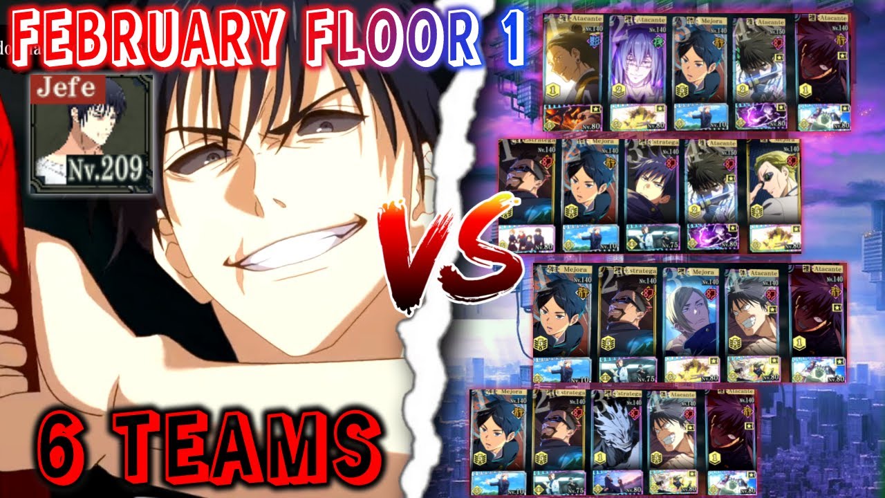 [JJKPP]🔴February Floor 1 (6 TEAMS) | Phantom Parade Global