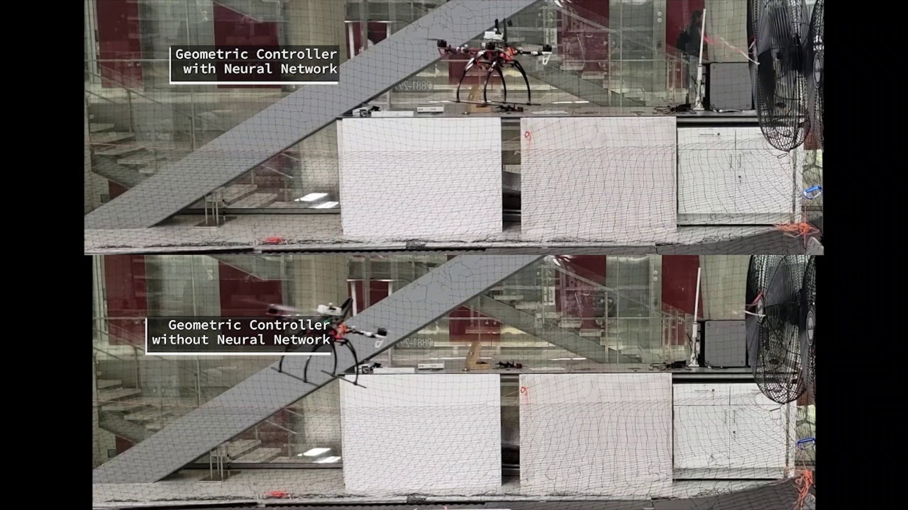 Quadrotor UAV Hover Flight in Wind