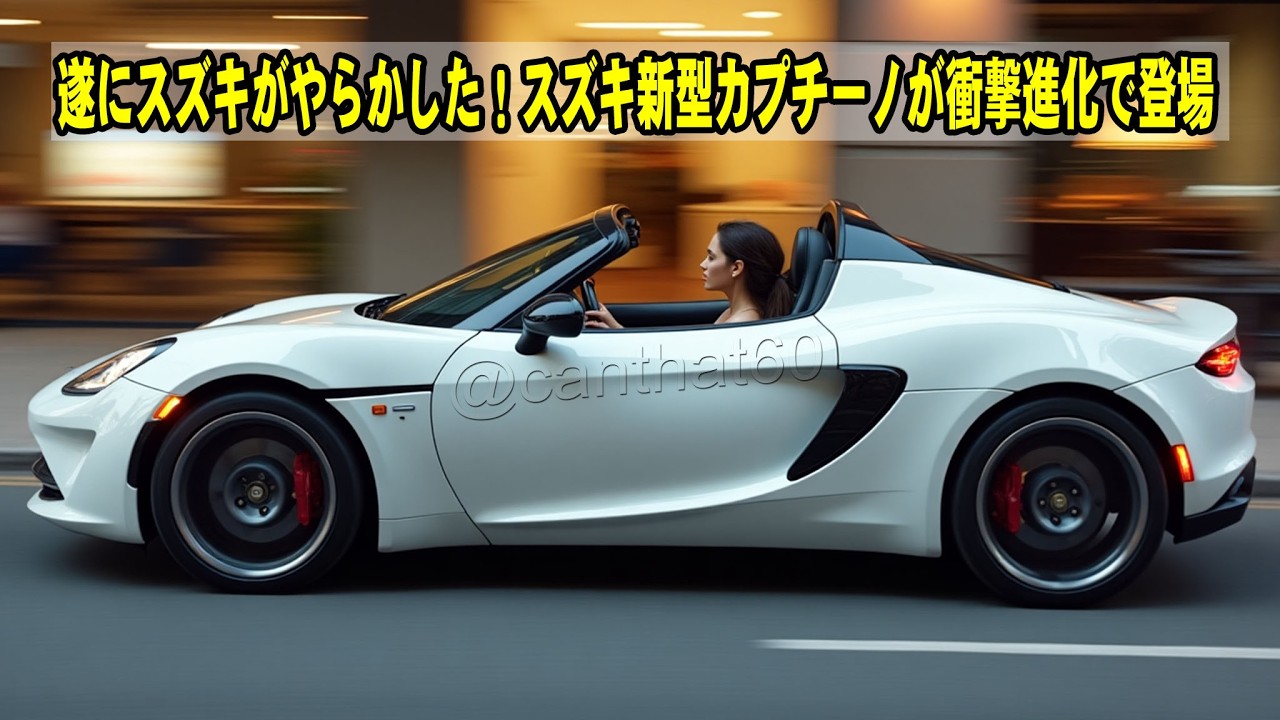 遂にスズキがやらかした！スズキ新型カプチーノが衝撃進化で登場！280万円の本格FRスポーツの全貌とは！？【ゆっくり解説】