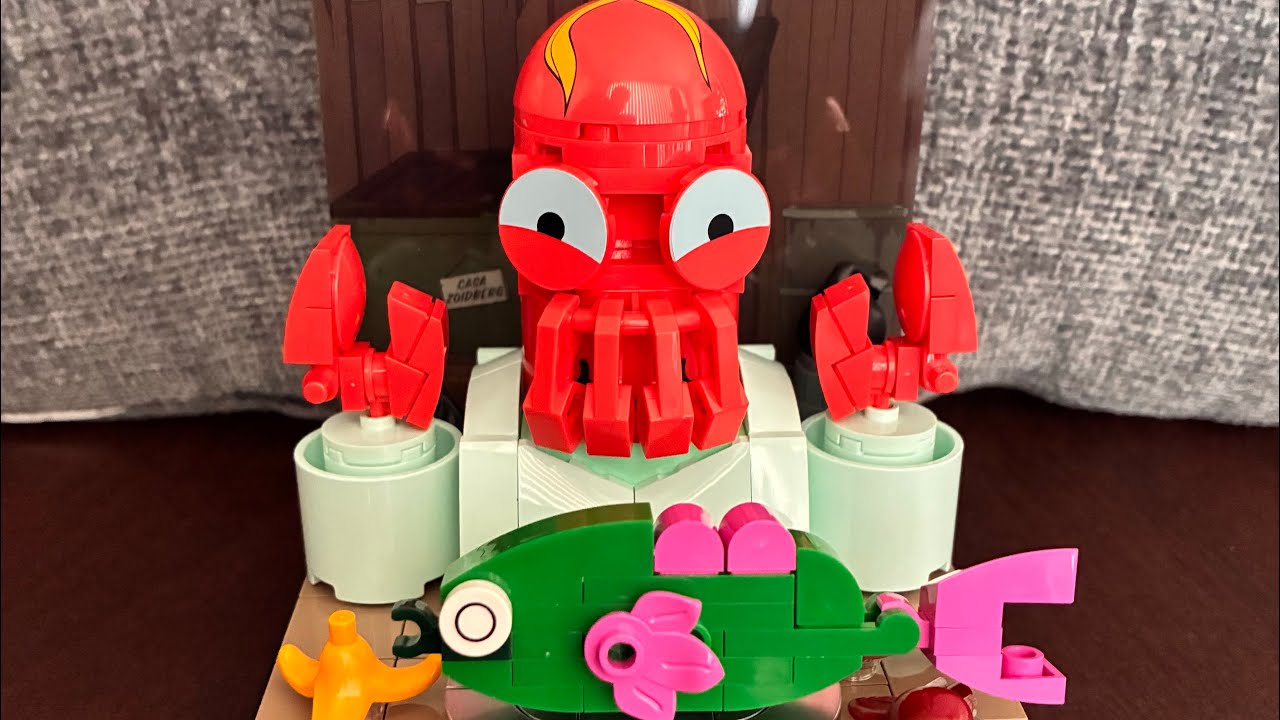 Brick Craft Zoidberg set.  Unboxing and build.     (V) (;,,;) (V)