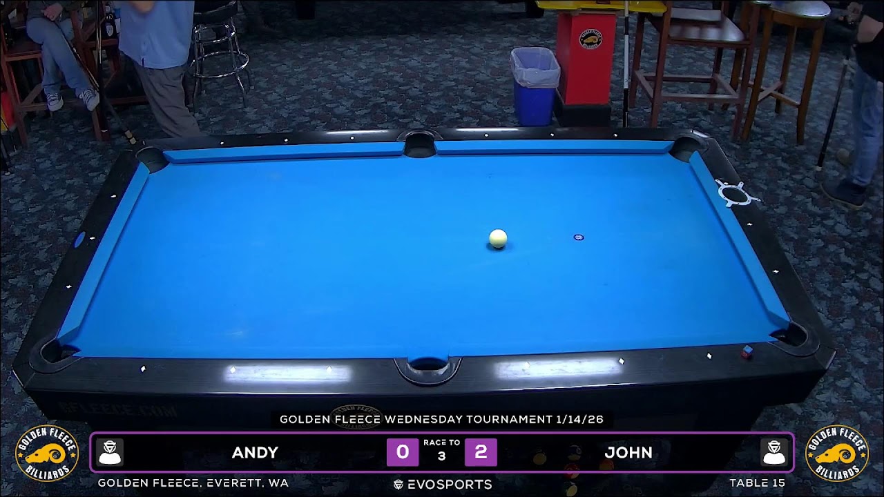ANDY  vs JOHN  - GOLDEN FLEECE - TABLE 15 | EvoSports